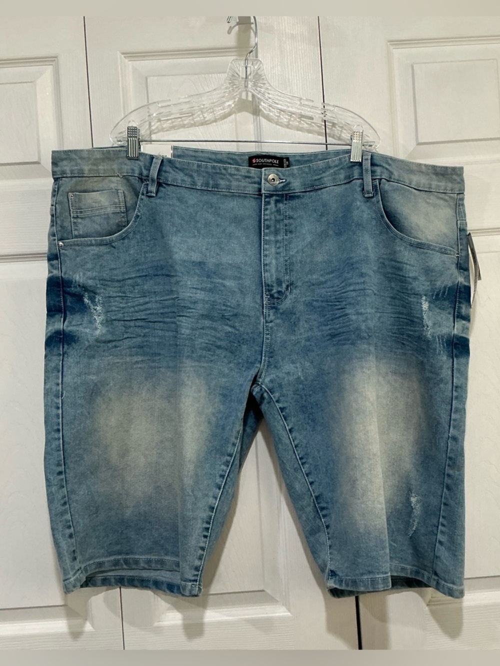 🤎 NWT Southpole Men’s Distressed Denim Jean Shorts - Size 50